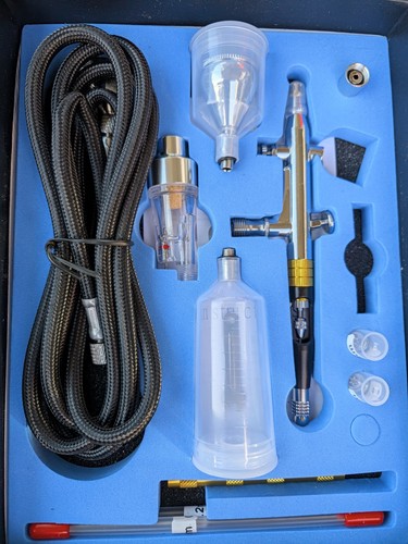 Airbrush kit set with - kit,