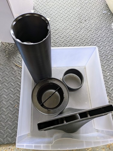 Spray booth extractor hose kit - hose,